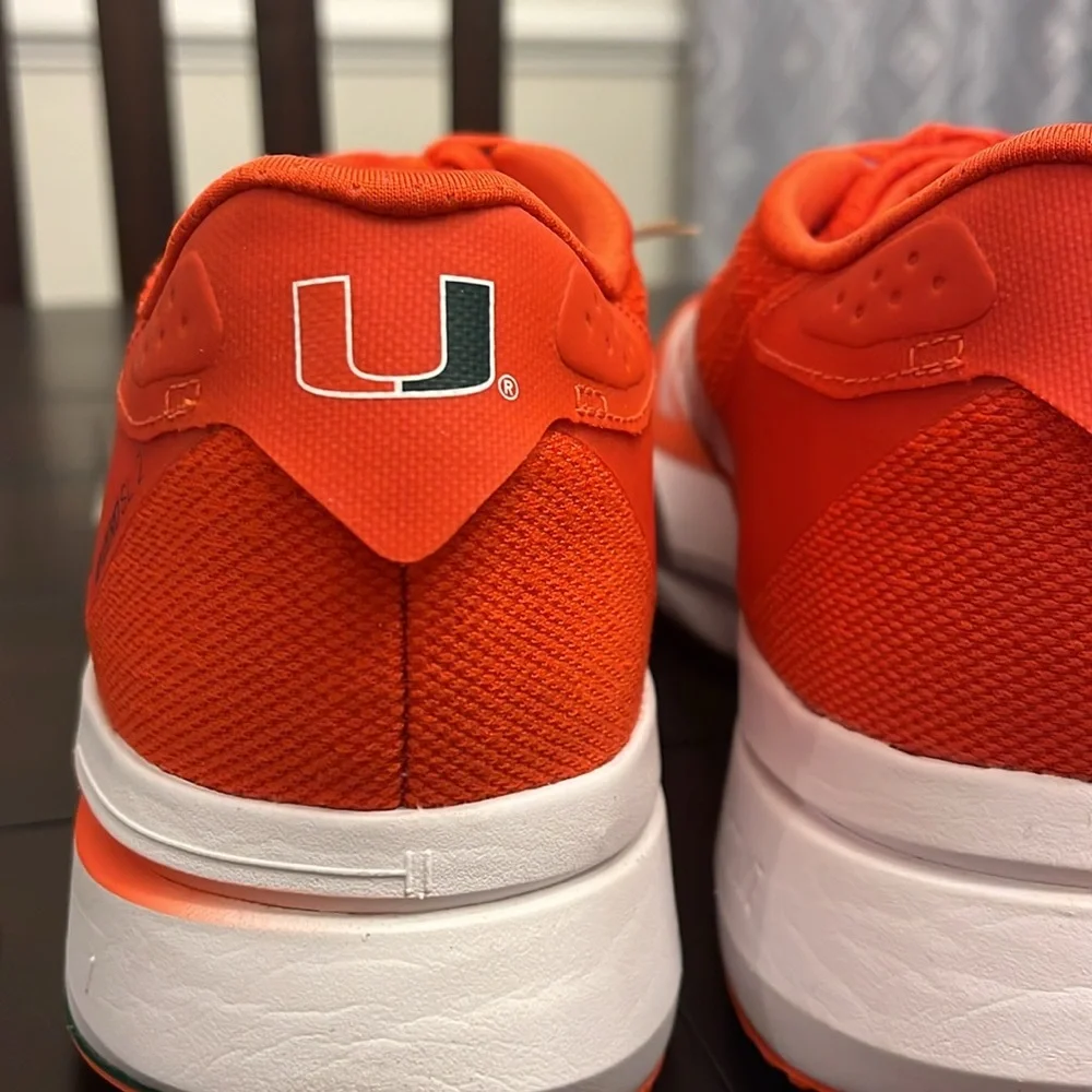 Adidas Adizero SL2 Miami Hurricanes Shoes Sneakers new JQ0240 Men’s Size 12
